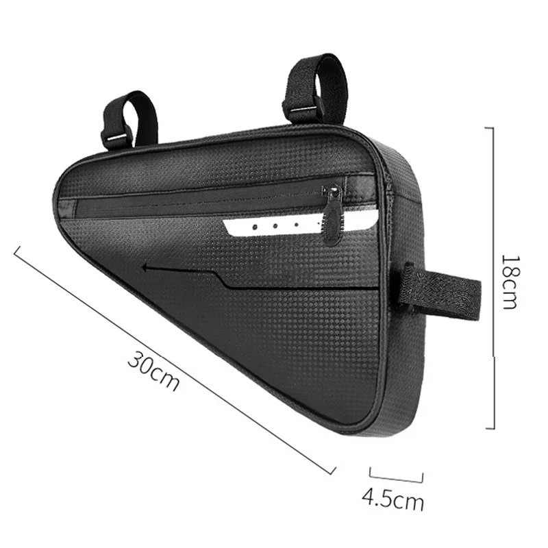 

Bike Bicycle Bag Cycling Triangle Kit Tool Front Tube Frame Handlebar Cycling Bags Triangle Pouch Frame Holder Bike Accessories