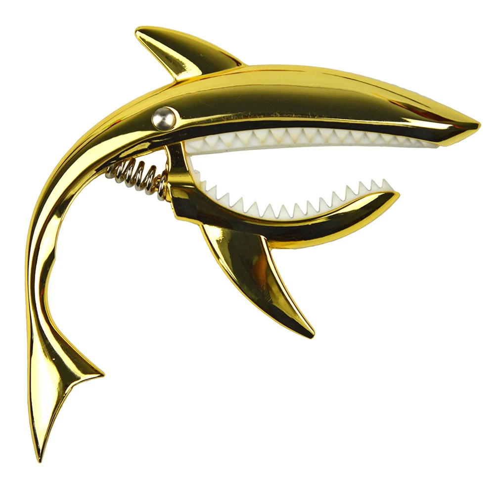 

Newly Metal Guitar Capo Shark-shaped Capo for Acoustic and Electric Guitar with Good Hand Feeling FIF66