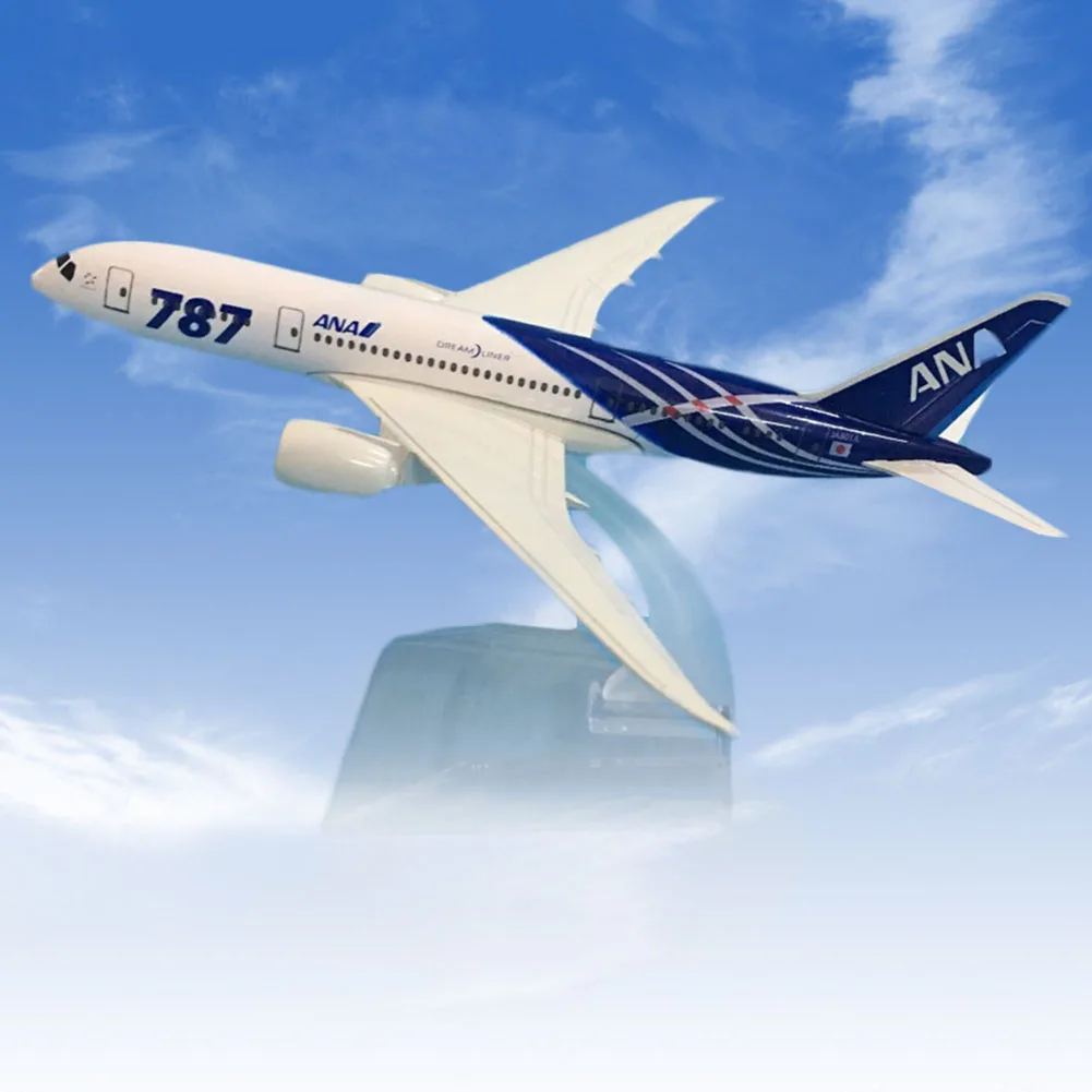 1/400 Япония воздуха Ана авиалинии Боинг B787 8 Diecast самолет модель игрушки для детей