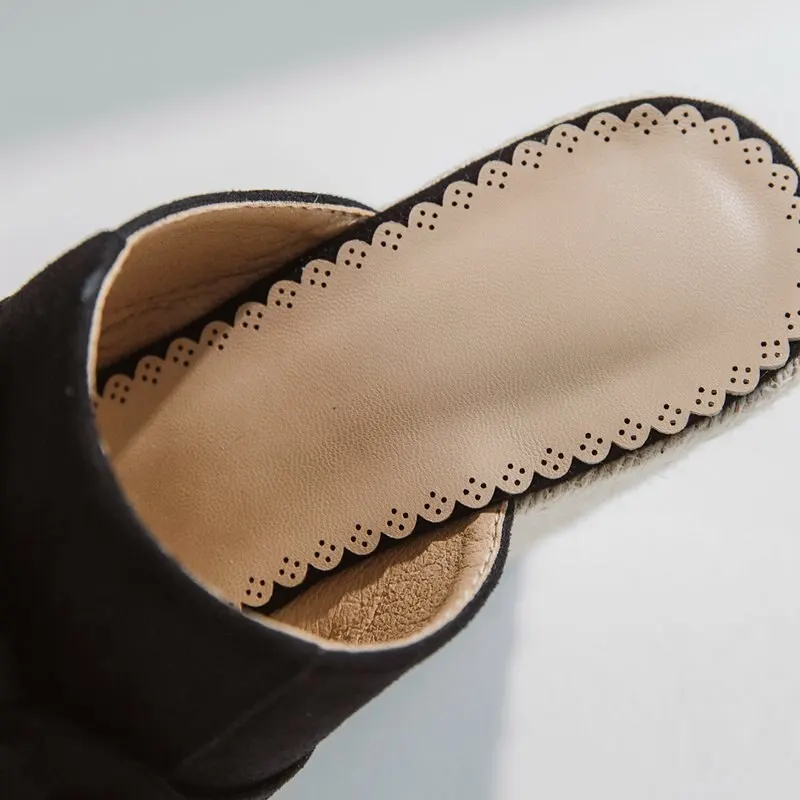 TAOFFEN/женские Босоножки с открытым носком однотонный галстук-бабочка женские