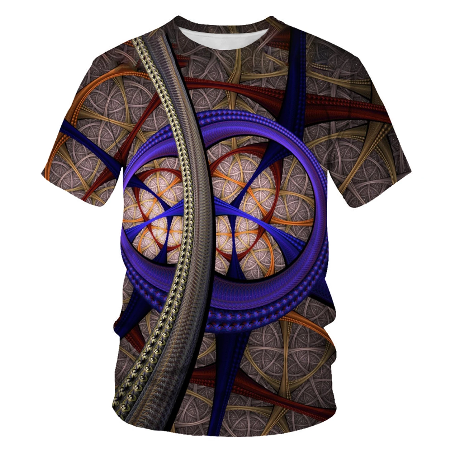 

3Dt Printing Men's Fashion Plaid Shirt Short Sleeve 2021 Women's T-shirt Geometric Graphic T-shirt Clothing Wholesale