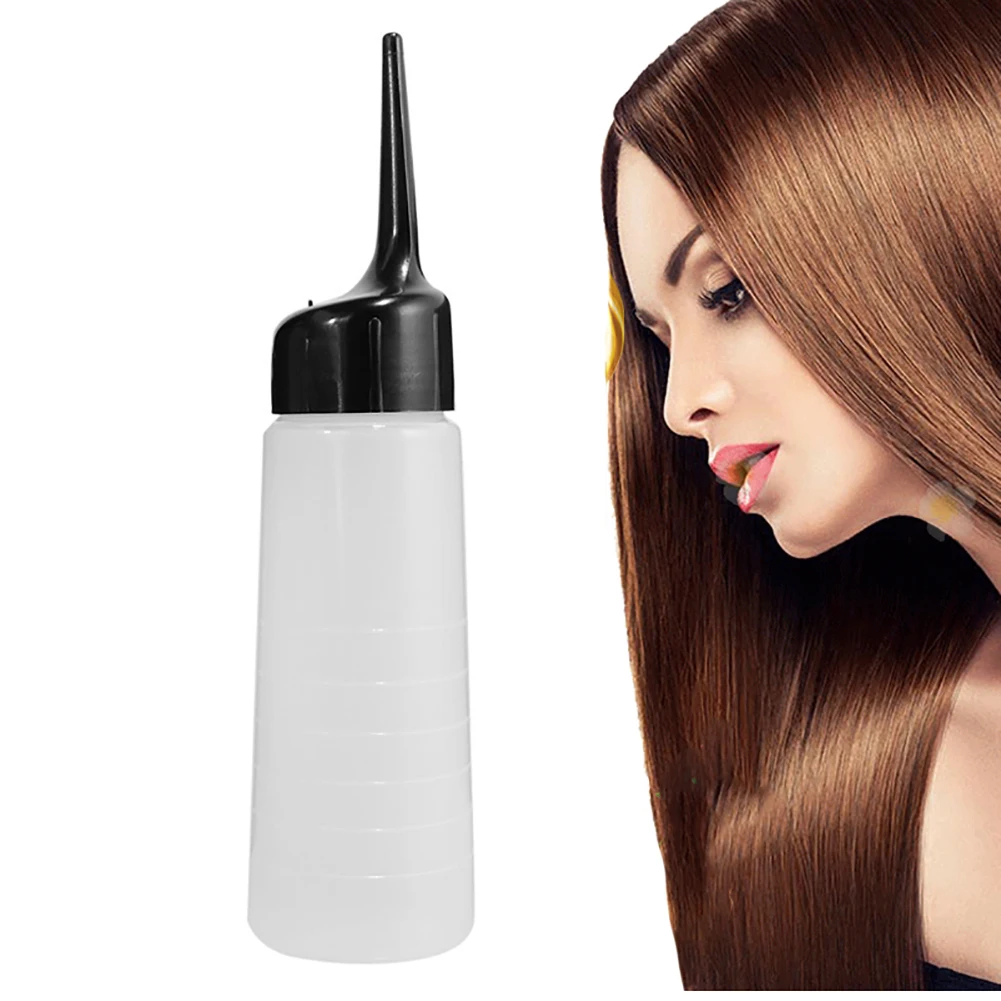 

1PC Plastic Leakproof Applicator Bottle Salon Hair Cleaning Washing Pot Long Tip Applicator Bottle For Hair Color Applicator