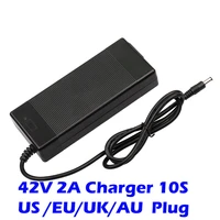 lithium battery charger output 42v 2a input 100 240v 10 series electric skateboard 36v cc connector 5 5x2 1