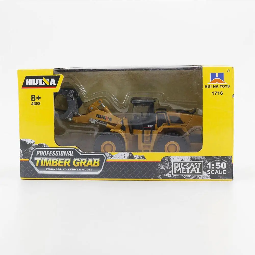 

Static Model Of Huina 1716 1:50 Alloy Wood Grabbing Machine