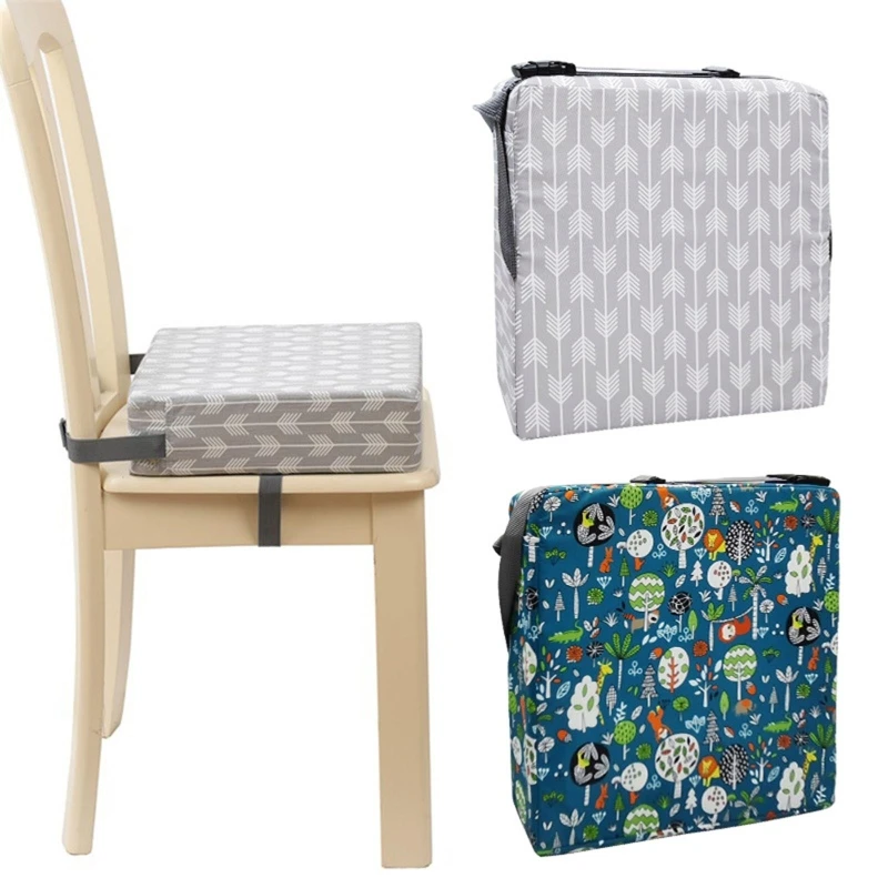 

Portable Kids High Chair Pad Booster Travel Dining Room Adjustable Detachable Washable Thicken Sponge Seat Cushion
