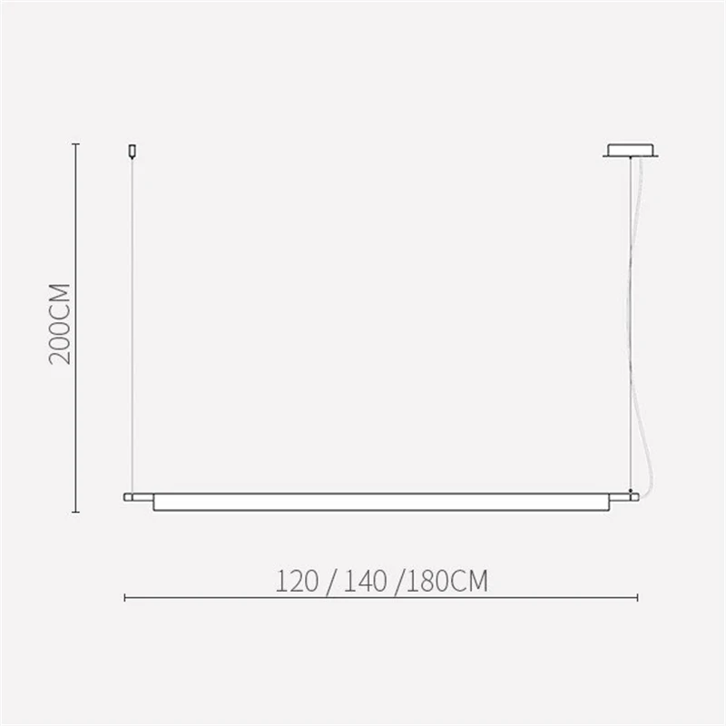 Современные Простые Офисные Подвесные светодиодные светильники в скандинавском