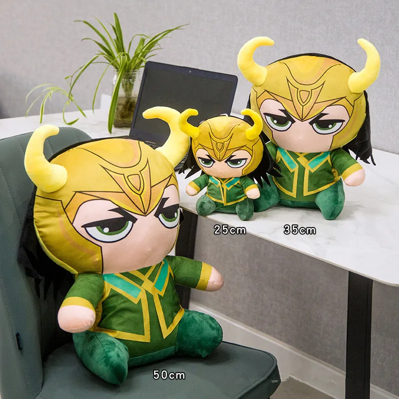 

Новая плюшевая кукла Marvel Loki, Черная Вдова, Тор, Бэтмен, игрушка, плюшевая кукла, 8 дюймов, детский подарок на день рождения, полипропиленовый х...