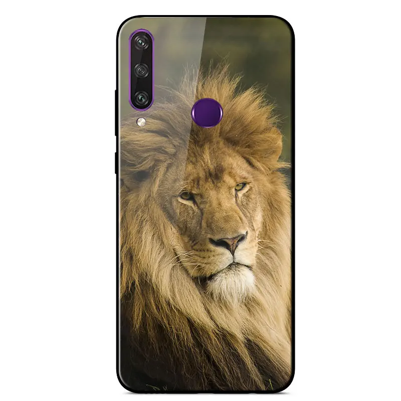 

For Huawei Honor 20 Lite Case Ultra Thin Painted Tempered Glass Phone Case For Honor 20 Lite 6.21 inch Fashion Protection Cover