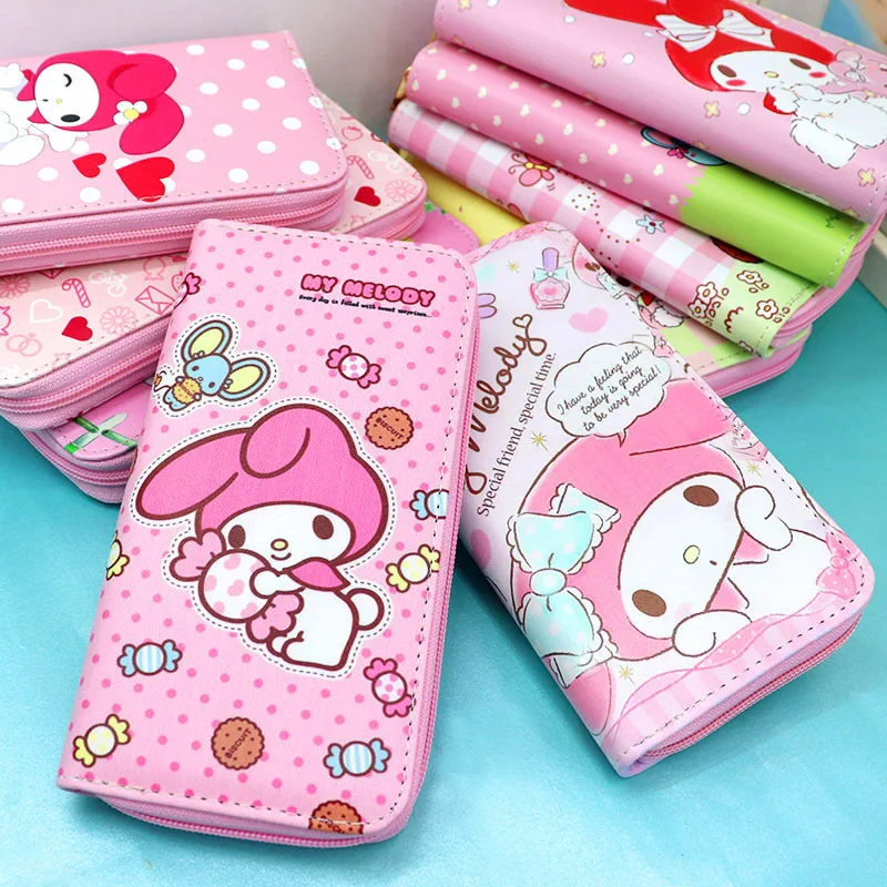 Sanrio кошелек hello kitty милый мультяшный для девочек и мальчиков Студенческая сумка