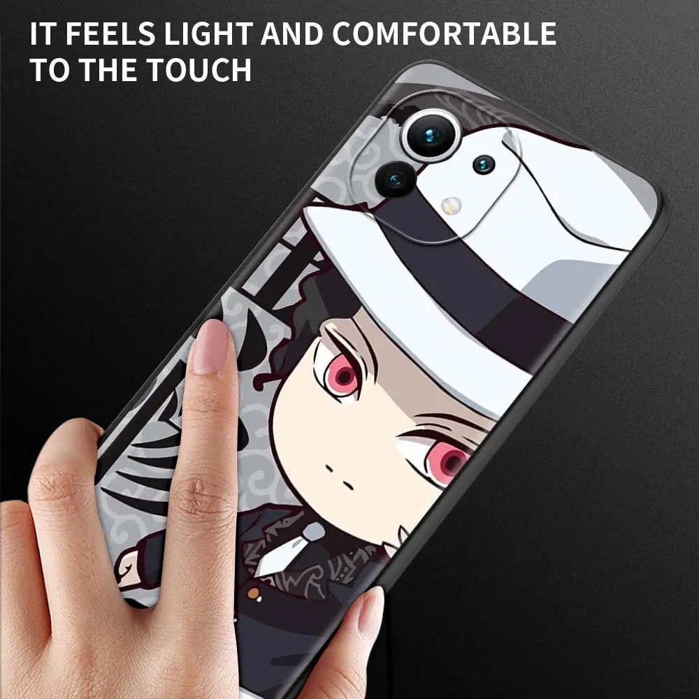 

Case For Poco X3 M3 Pro NFC F1 Cover for Mi Note 10 Pro Fundas for Mi CC9 Pro CC9E A3 A2 Lite Coque Anime Demon Slayer
