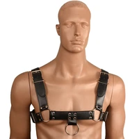 chest suspender harness bondag for men leather adjustable bdsm bondage body garter goth dance nightclub wear restraint belts