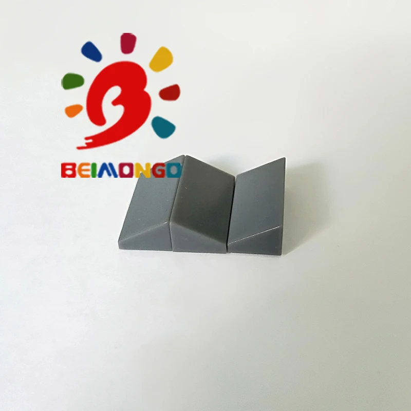 Бесплатная доставка! Строительные блоки BEIMONGO черепица на крышу 85984*1x2 2/3*100 шт.