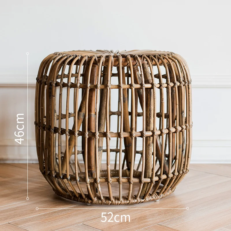Southeast Asian style natural rattan coffee table |