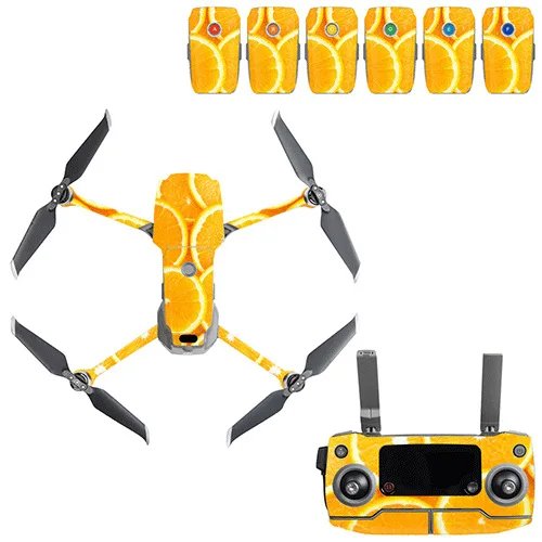 Светло-зеленый Граффити наклейка Skins Комплект для DJI Mavic 2 Drone Body sticker пустынный камуфляж наклейки аксессуары для кожи Mavic 2 PRO/Zoom - Цвет: Светло-зеленый