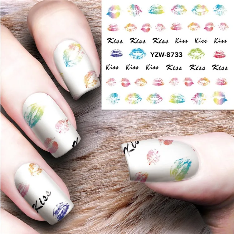 Типсы для дизайна ногтей 3 шт. наклейки на ногти форма направляющие