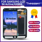 Дисплей Super AMOLED 5,1 дюйма для Samsung Galaxy S6 Active G890, G890A, ЖК-дисплей, сенсорный экран, дигитайзер, запасные части + пакет обновления