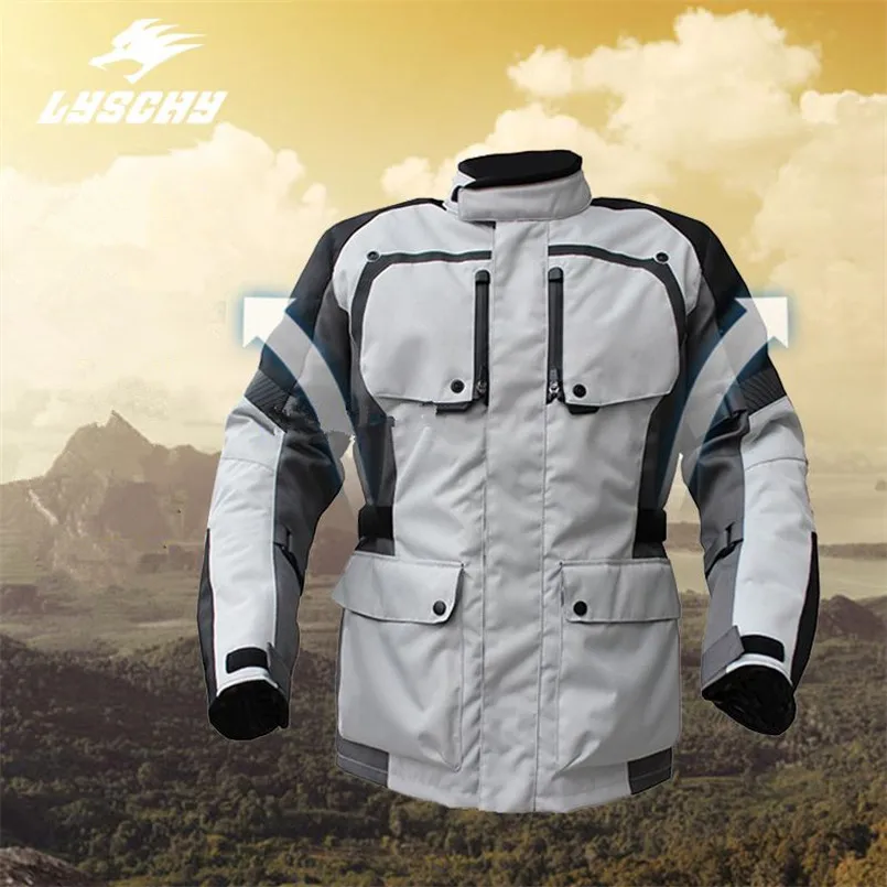 LYSCHY морозостойкая мотоциклетная куртка штаны гоночный костюм с теплом меху