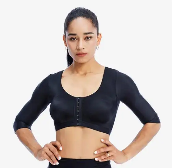 Women Arm Shaper Vest Back Shoulder Corrector Humpback Posture Corrector Arm Control Shapewear Arm Fat Burner Slimming Underwear