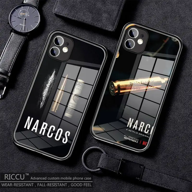 

Narcos TV Series Pablo Escobar Phone Case Tempered Glass For iPhone 12 13 Pro Max Mini 11 Pro XR XS MAX 8 X 7 Plus phone covers