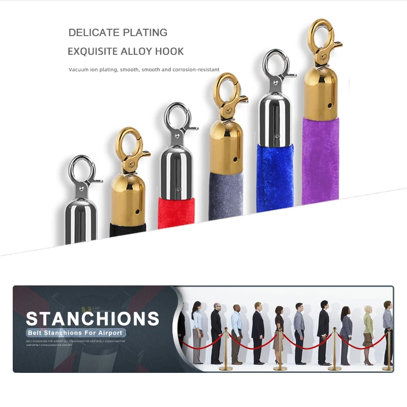 

Sponge Velvet Rope for Stanchion Posts for Retractable Belt Stanchion Line