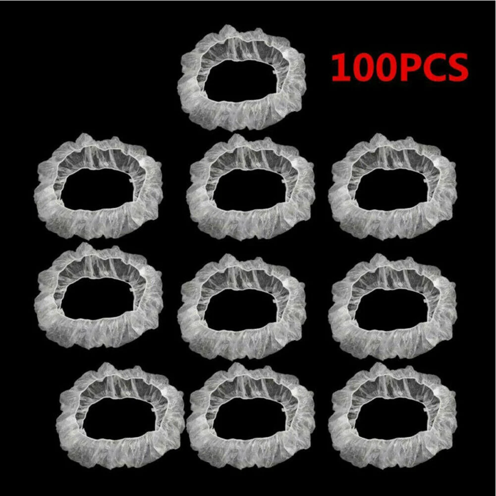 

100pcs Waterproof Plastic Car Interior Practical Universal Fit Steering Wheel Cover Styling Easy Install Elastic Disposable Use