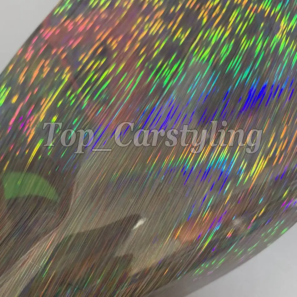 Серебристые нео хромированные голографические лазерные наклейки с