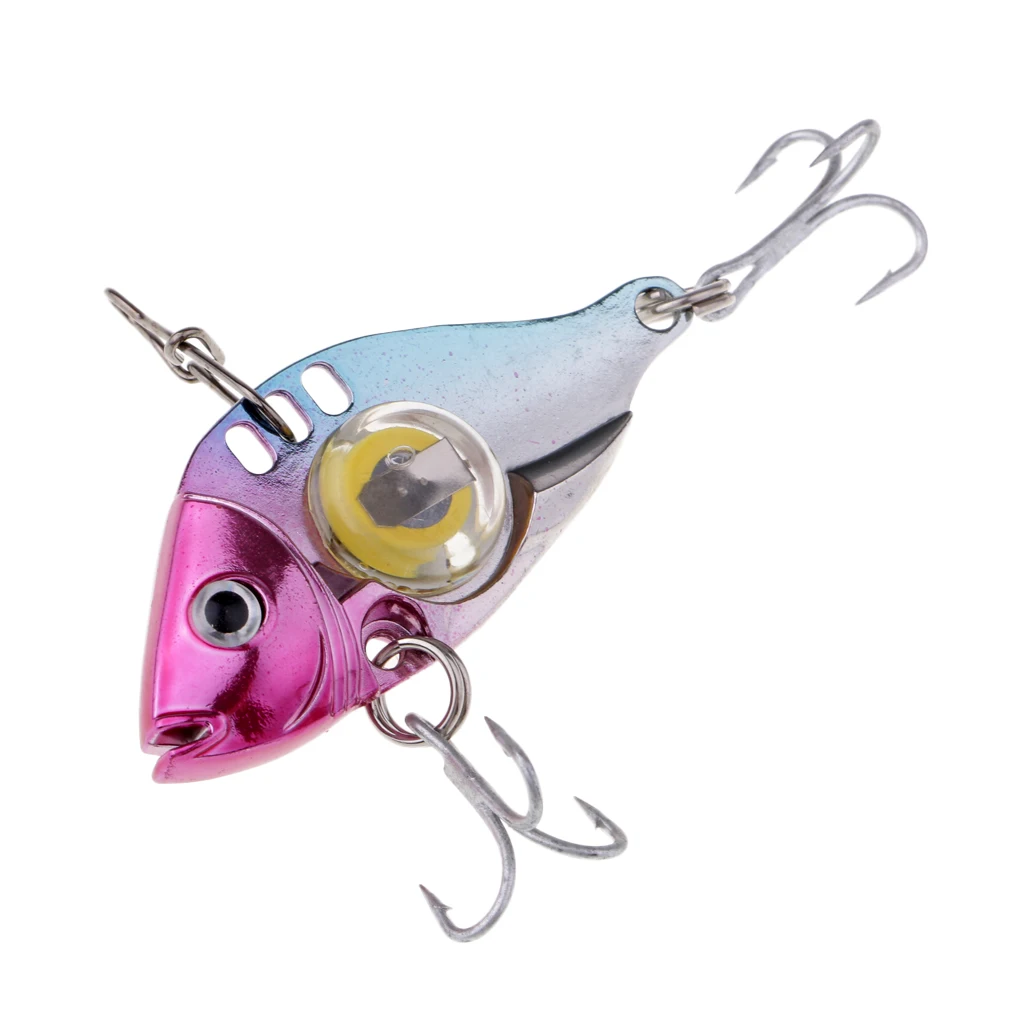 Мигающая рыболовная приманка со светодиодной вспышкой для ловли окуня и щуки |