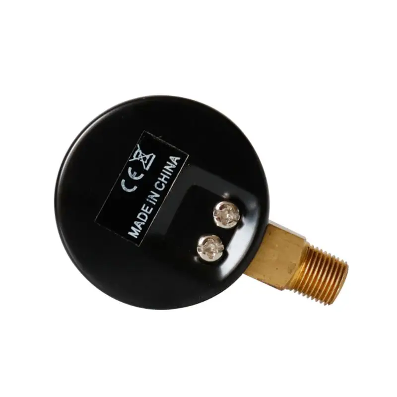 40 мм Манометр для лица 1/8 &quotBSPT Нижний держатель 15 30 60 100 160 200300 PSI и бар воздуха газа