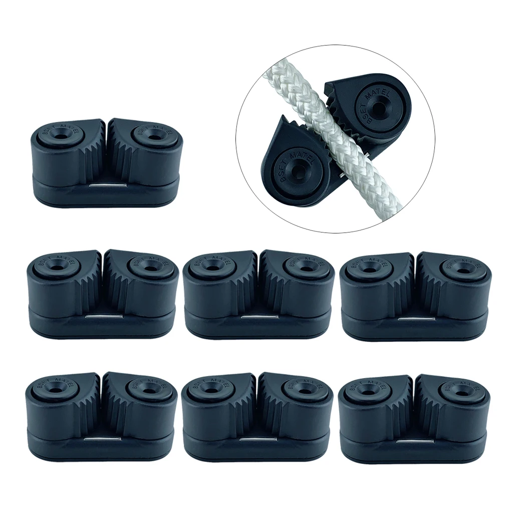 

7x Cam Cleats Wre Fairlead Marine Sailing Dinghy Accessories for 3-12mm Rope