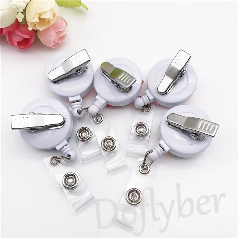 

Cute Cartoon Owl Retractable Nurse Badge Reel Alligator Clip Students Employee IC ID Name Card Badge Holder Keychain Key Rings