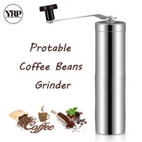 yrp coffee grinder mini stainless steel manual handmade coffee bean spice burr grinder mill kitchen tools crocus grinders burr
