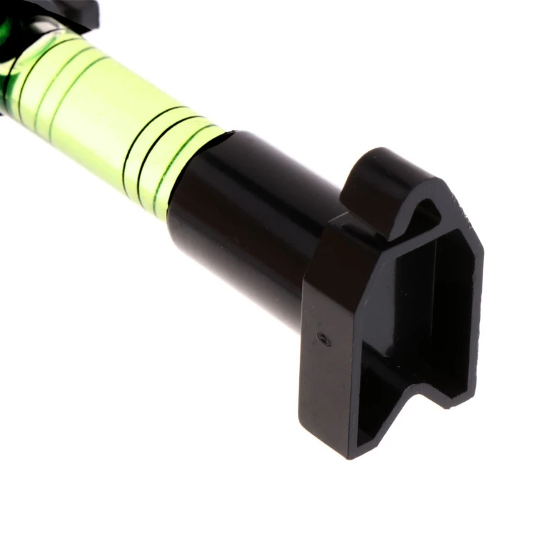 

Pocket Line Hanging Level Brick Rope Cord Wire String Bubble Hanger Black G32C