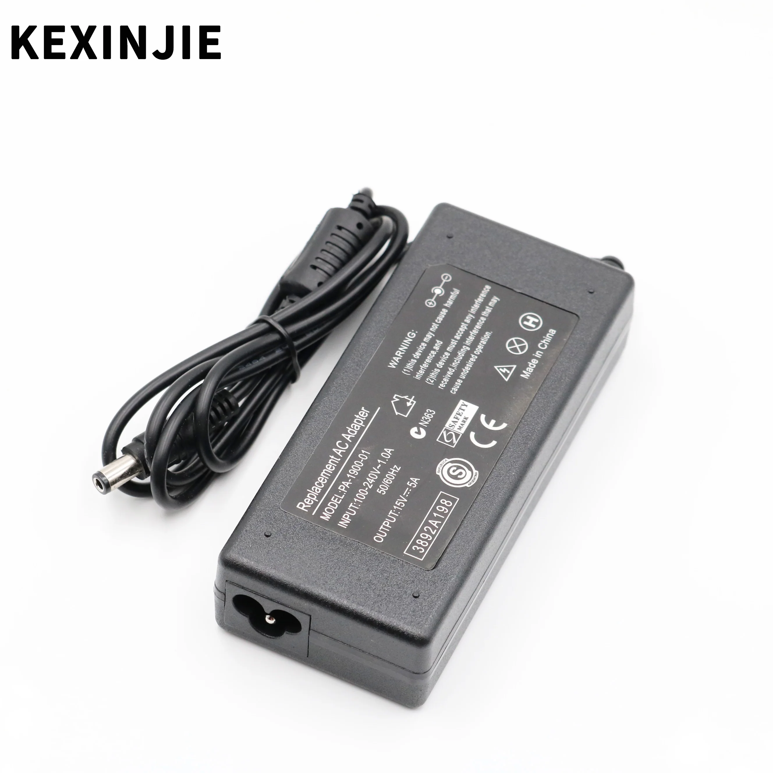 

New 6.3mm*3.0mm Jack 75W AC Adapter Charger Power Supply 15V 5A For Toshiba Tecra A6-10 M100 M200 Laptop Adapter Charger Power