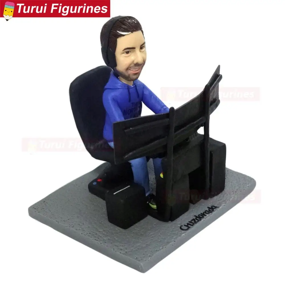 Сделайте бюст из фотографий для программиста pc фанатов игр фигурок