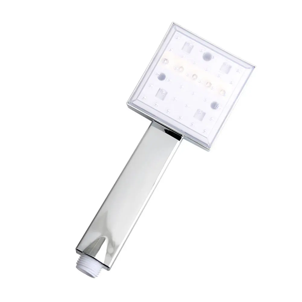 

Easy Install Ergonomic Home Hand Held Sprayer Water Powered Bathroom Male Thread G1 G2 Toilet Color Changing ABS LED Shower Head
