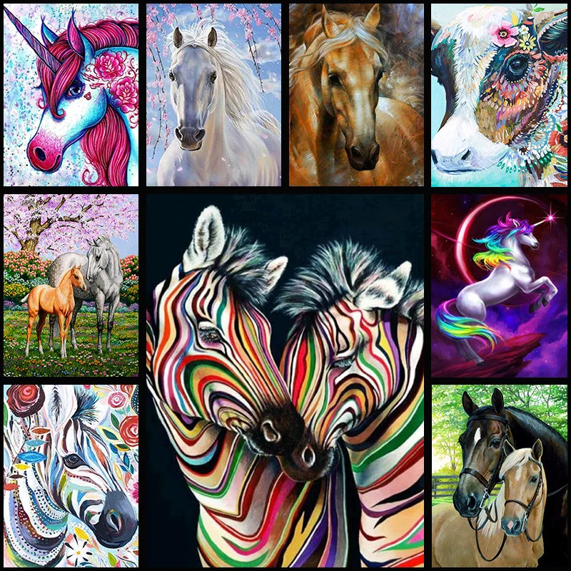 

Diy 5D full diamond painting ma full diamond embroidery animal 3D crafts diamond Mosaic picture home decoration.