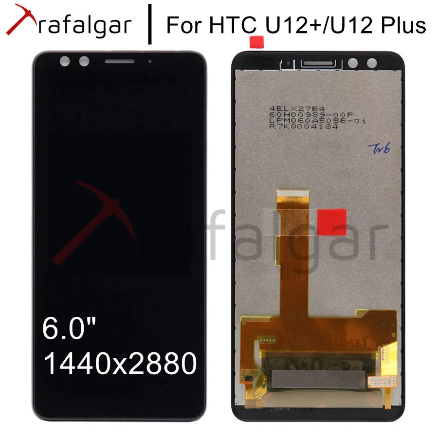 Оригинальный ЖК дисплей 6 0 дюйма для HTC U12 + Plus сенсорный экран дигитайзер панель в