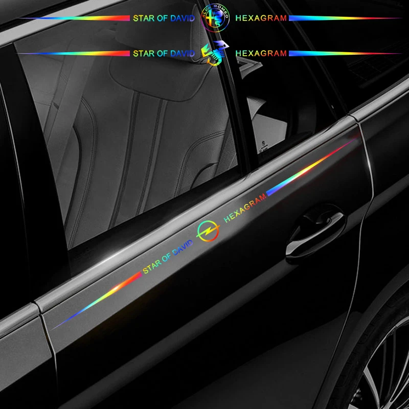 

1pcs Laser Car Sticker Window Body Badge Decals For MG Morris Garages 550 42 6 ZT 7 3 ZR RX5 ZS 350 HS TF 5 GS Orkina Car Goods