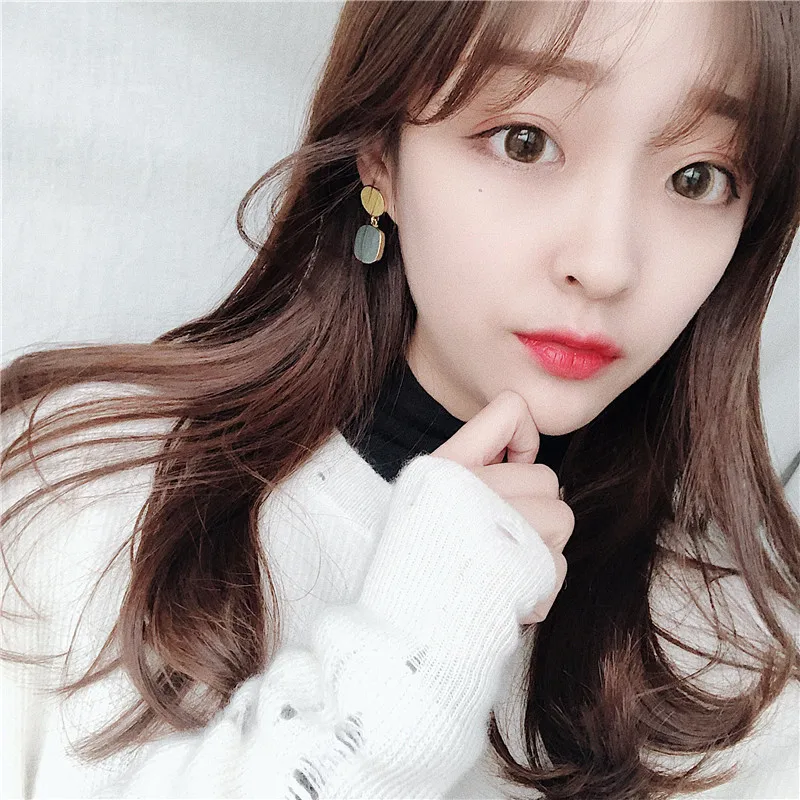 Женские серьги гвоздики с эмалью в стиле ретро|Серьги-гвоздики| |