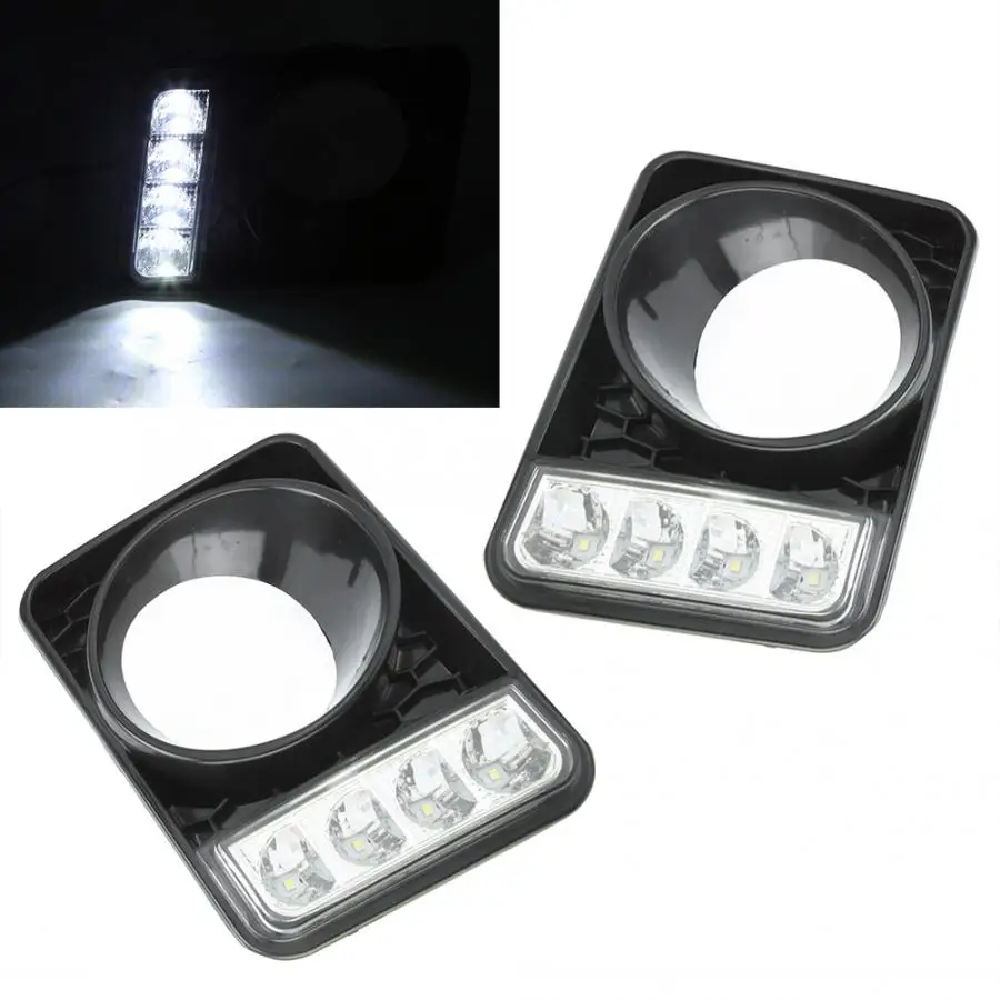 1 Pair 12V LED Daytime Running Light DRL Flashlight Fog Lamp Cover Fit for Holden VE Ute Car Styling | Автомобили и мотоциклы