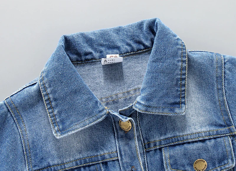 IENENS 2-7Y Baby Boy Classic Cowboy Coats Tops Autumn Kids Boys Denim Outerwear Clothes Children Girl Causal Jackets | Детская одежда и