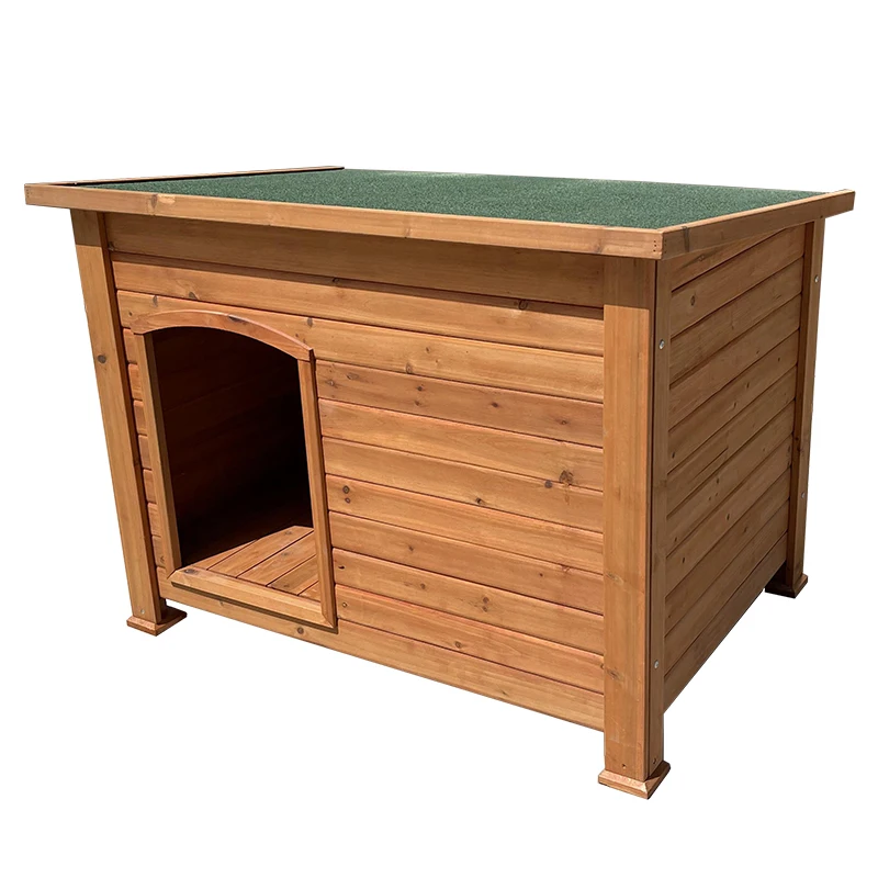 

Outdoor Dog House Kennel Cat House Sunscreen Anticorrosive House Dog Cage Pet Kennel Solid Wood Waterproof Outdoor Bungalow