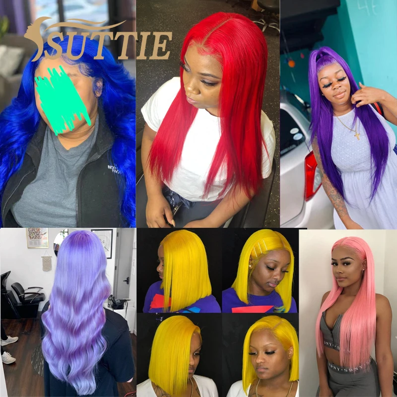 

Suttie 613 Honey Blonde 360 Transparent Lace Frontal Wig Straight Human Hair Platinum Bleached Preplucked Front Wigs For Women