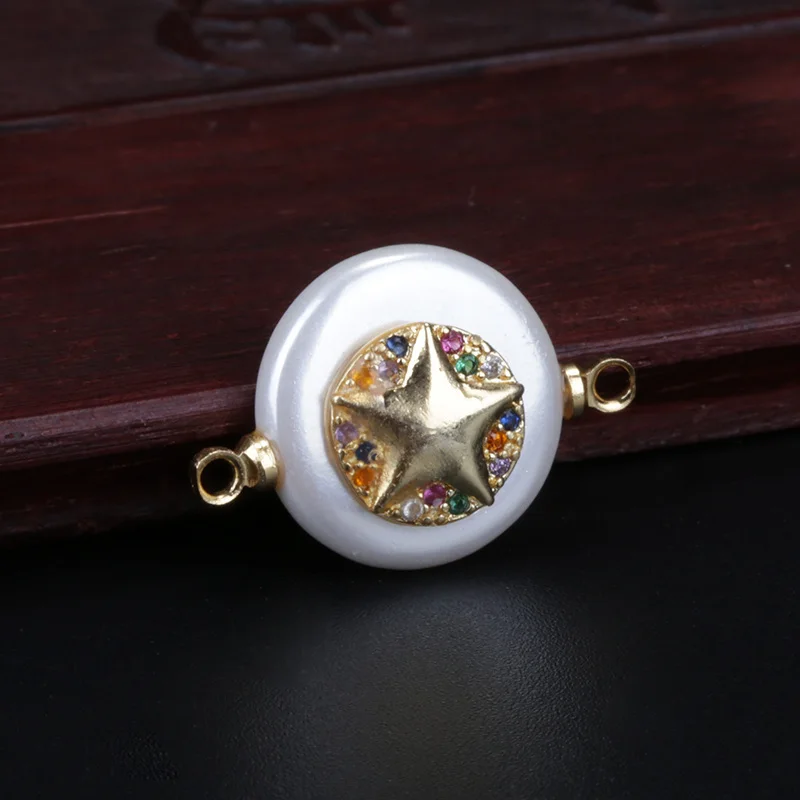 Круглые бусины с жемчугом цвета слоновой кости для браслета чокера | Украшения и