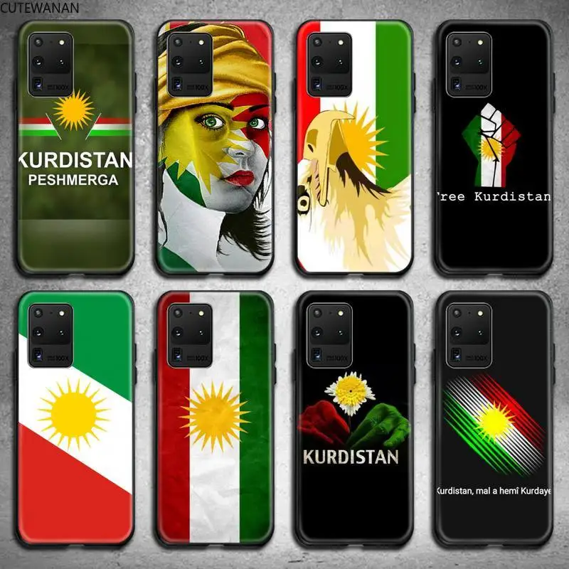 

Kurd Kurdish kurdistan flag Phone Case For Samsung Galaxy S21 Plus Ultra S20 FE M11 S8 S9 plus S10 5G lite 2020