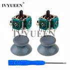 IVYUEEN 2 шт. 3d аналоговая палка датчик потенциометра + 2 x палка для пальца крышка для Microsoft Xbox 360 контроллер запчасти для ремонта