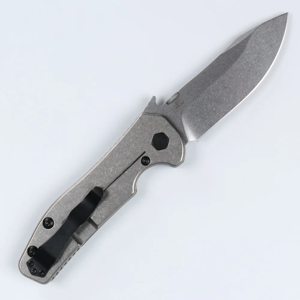 Складной нож TIGEND ZT0630 D2 лезвие из углеродного волокна + ручка титанового сплава