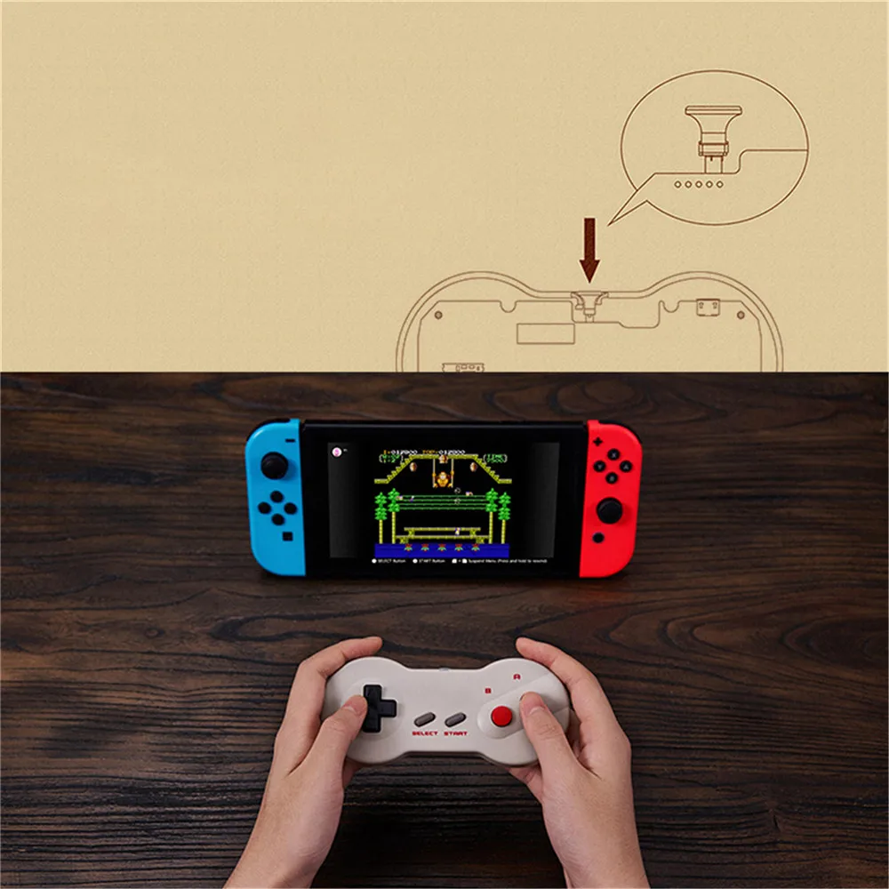 Для 8bitdo оригинальная ручка Bluetooth набор &quotсделай сам&quot для SEGA SS Новый FC игровой