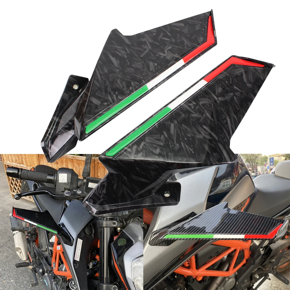 

Motorcycle Winglets Aerodynamic Wind Wing Kit Spoiler For Ducati MONSTER S4R S4RS S4 S2R M400 M600 M620 M750 M750IE 750SS Carbon