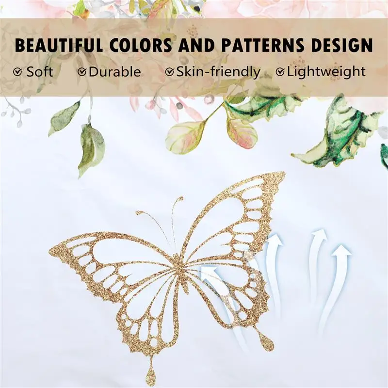 

Petals Butterflies Backdrop Party Valentine Photography Background Photo Studio